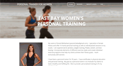 Desktop Screenshot of eastbaywomenspersonaltraining.com